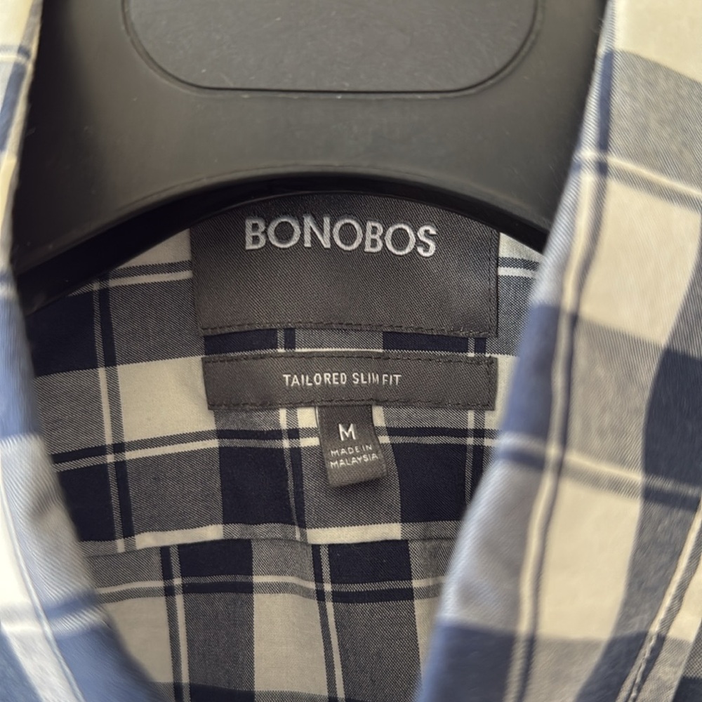 Bonobos Washed Button-Down Tailored Medium In Nav… - image 4